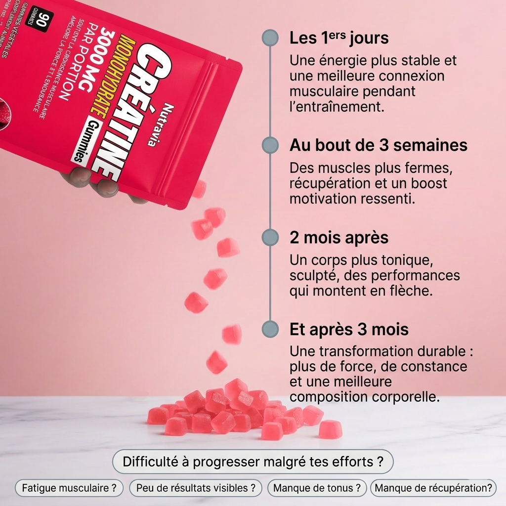 Gummies de Créatine - Fraise