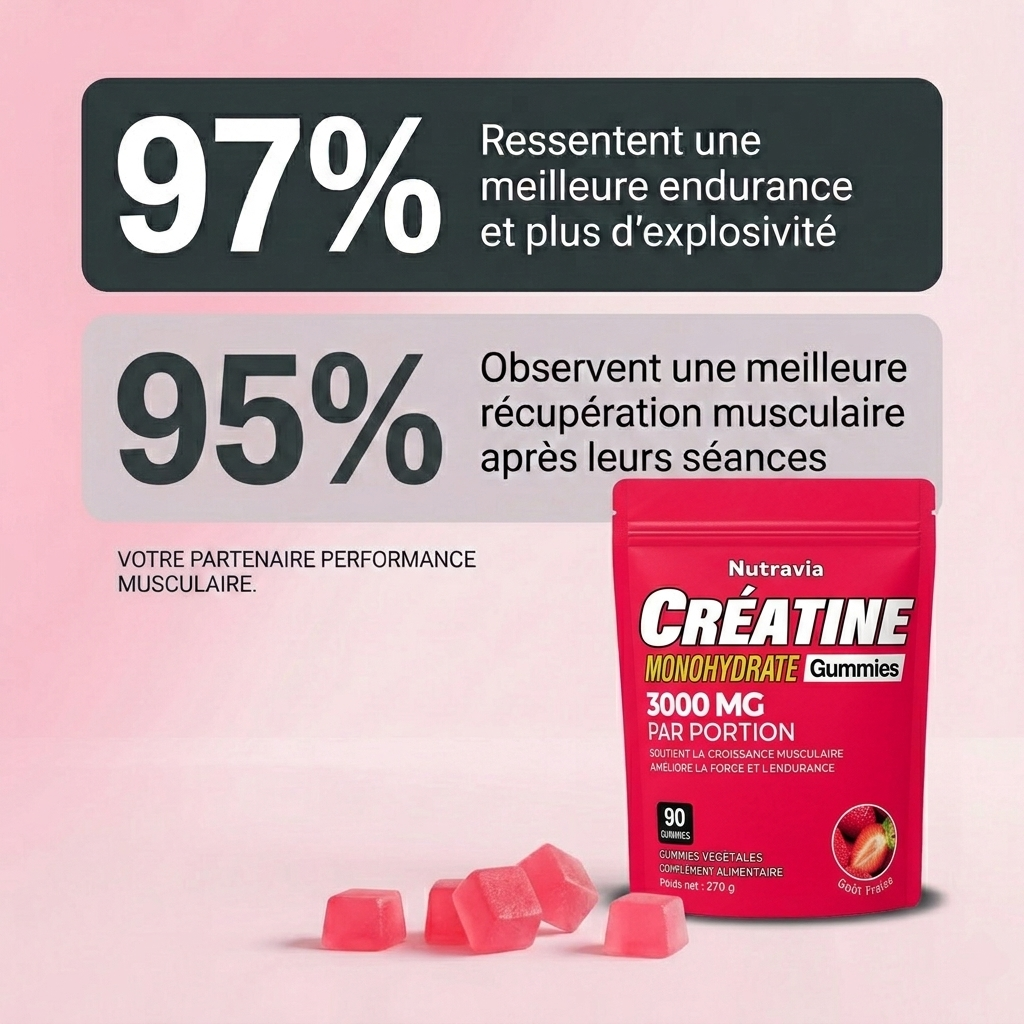 Gummies de Créatine - Fraise