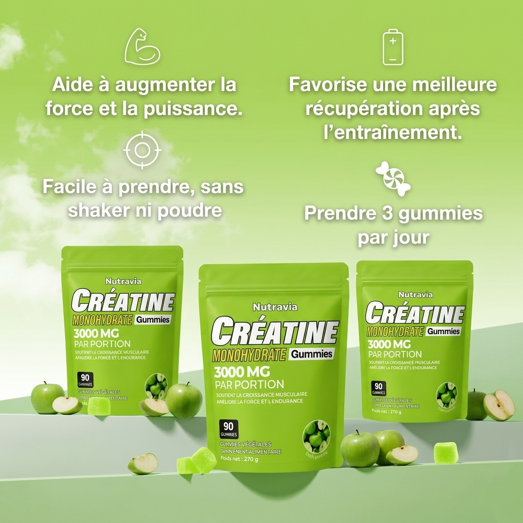 Gummies de Créatine - Pomme