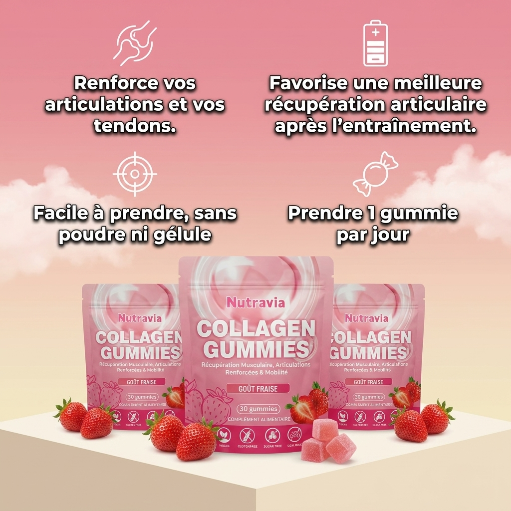 Gummies de Collagene - Fraise